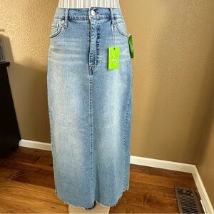 Sam Edelman Denim Maxi Skirt Size 28 Waist Women's Size 8